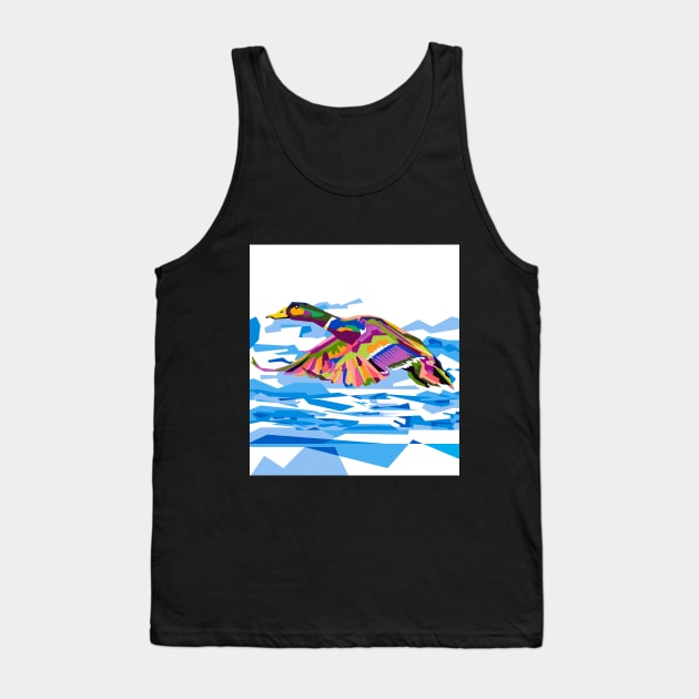 Flying bird in WPAP Tank Top by smd90